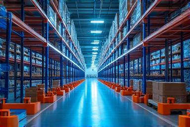 Automated warehouse inventory tracking visualization
